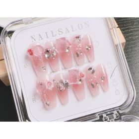 Press On Nails T037 (Option: 10 Pieces)