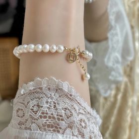 Fashion Personality Gold-plated Pearl Bracelet Women (Color: Wealth is rolling)