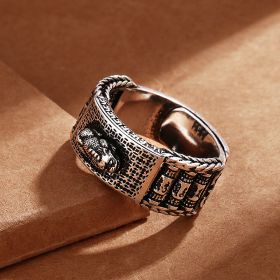 Rings For Men And Women Couple Personality (Color: Silver man)
